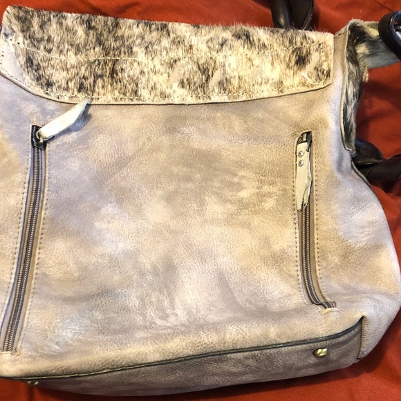 Gray and Brown Women's Bag - Picture 3 of 7